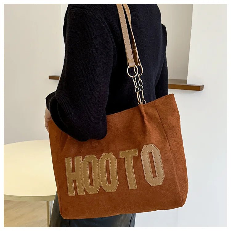 Canvas Letter Tote