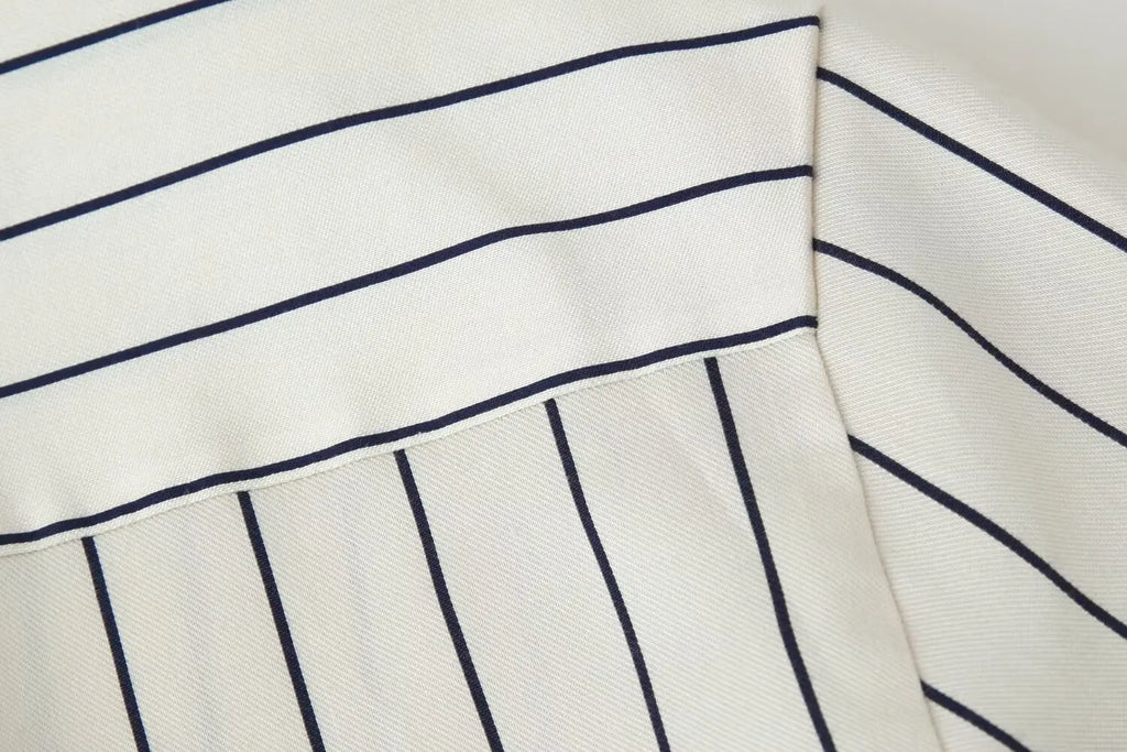 Striped Wide Suit