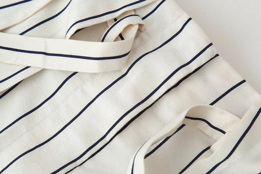 Striped Wide Suit