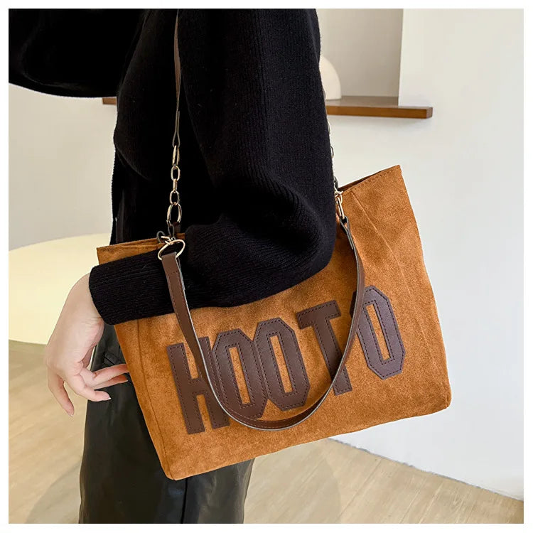 Canvas Letter Tote