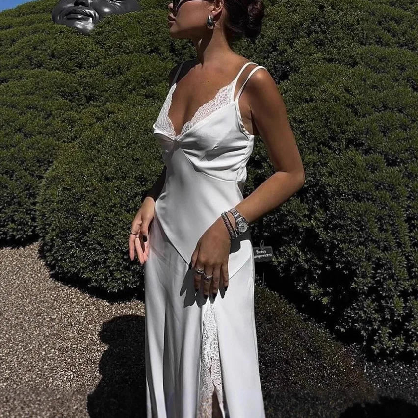 Lace Strap Maxi
