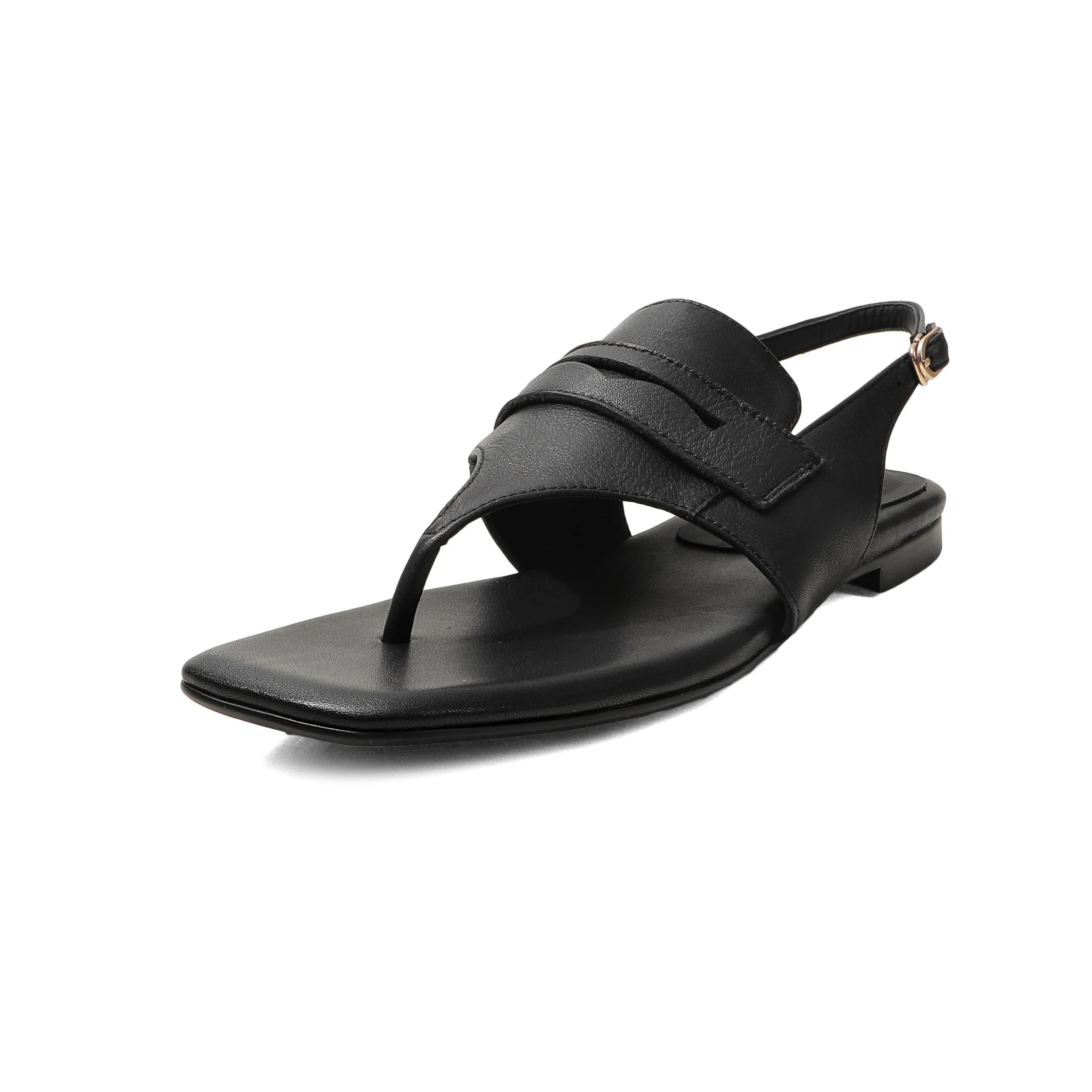 Leather Clip Sandals
