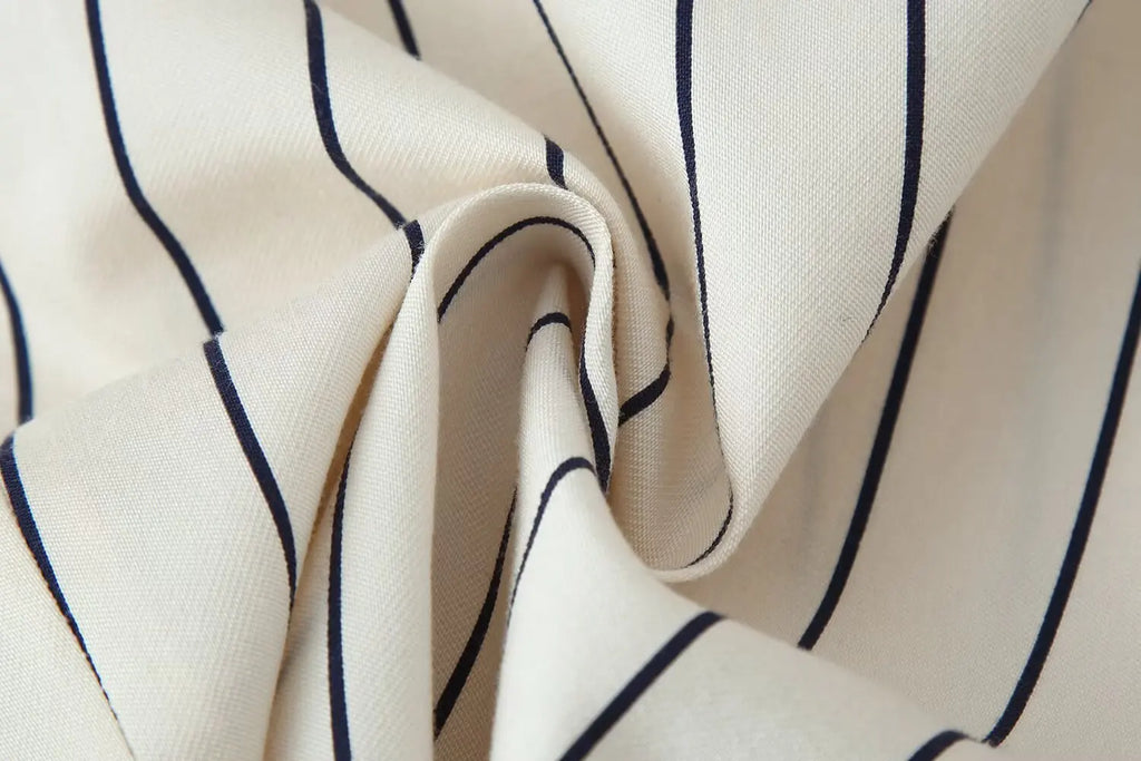 Striped Wide Suit