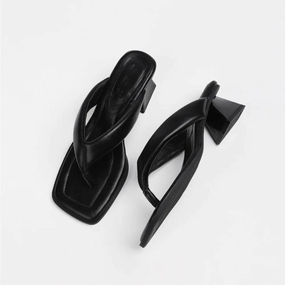 Square Flat Sandals