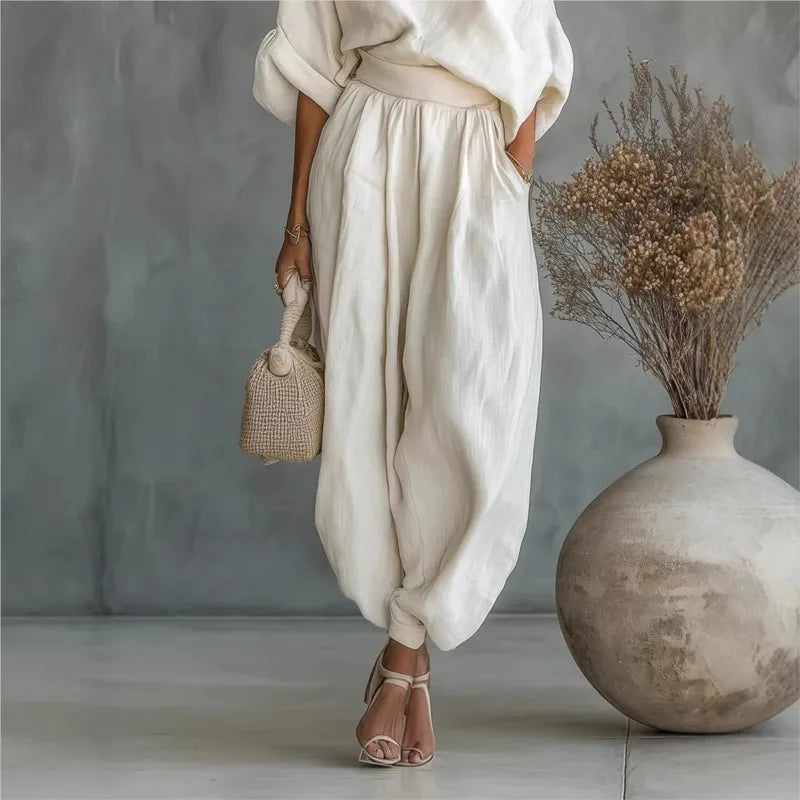 Linen Bloomer Set