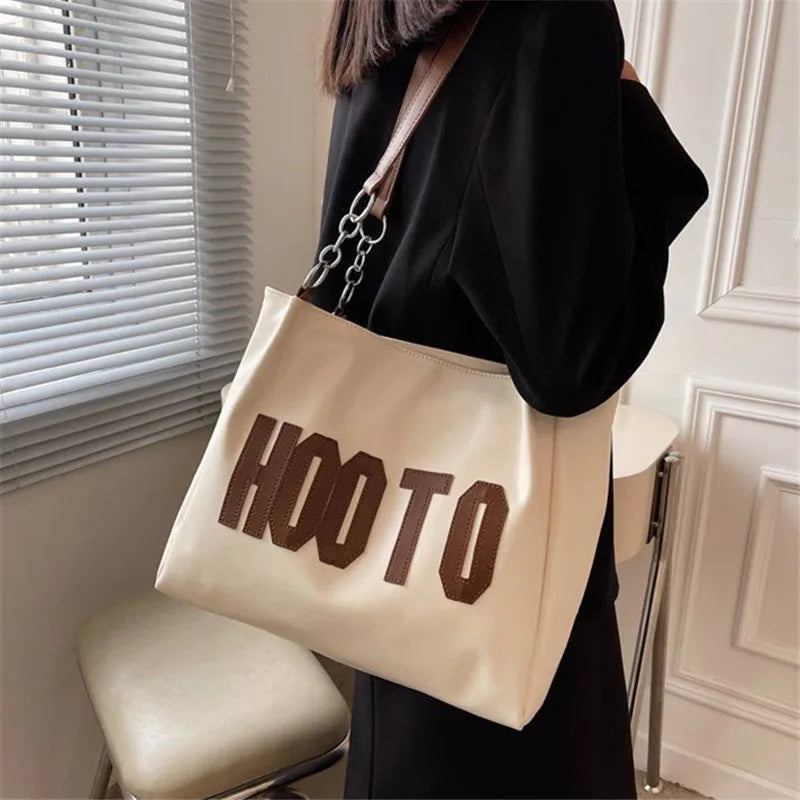 Canvas Letter Tote