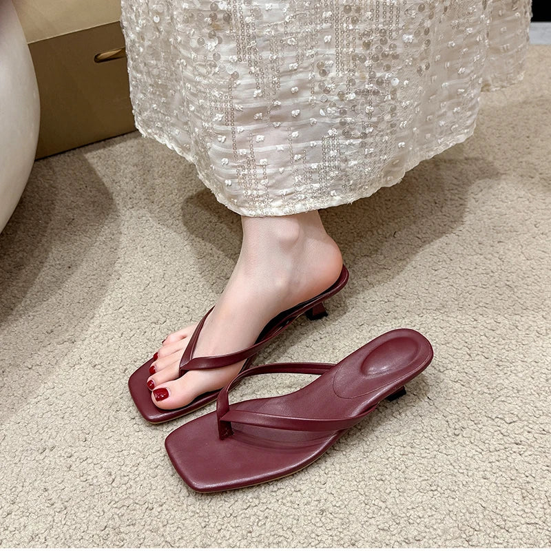 Square Clip Sandals