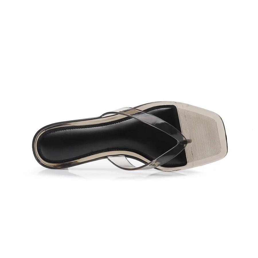 Crystal Square Heels
