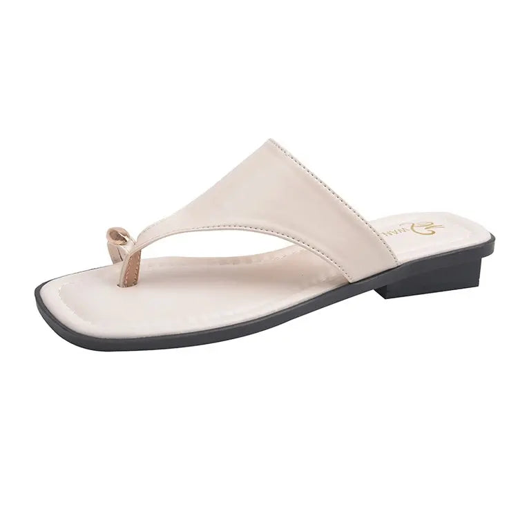 Faux Leather Thongs
