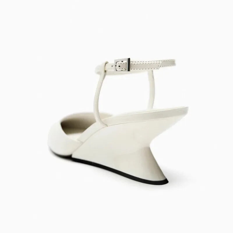 Pointed Wedge Sandals