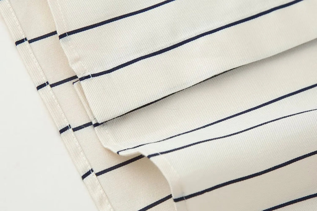 Striped Wide Suit