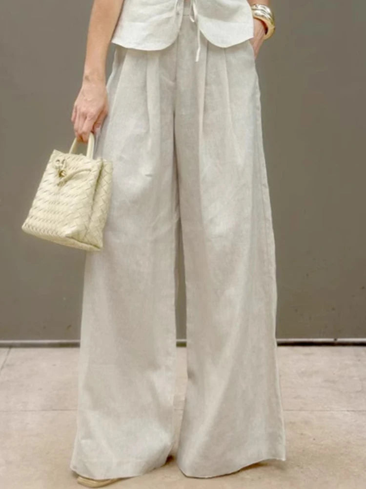 Beige Office Suit
