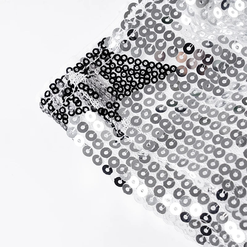 Silver Sequin Mini