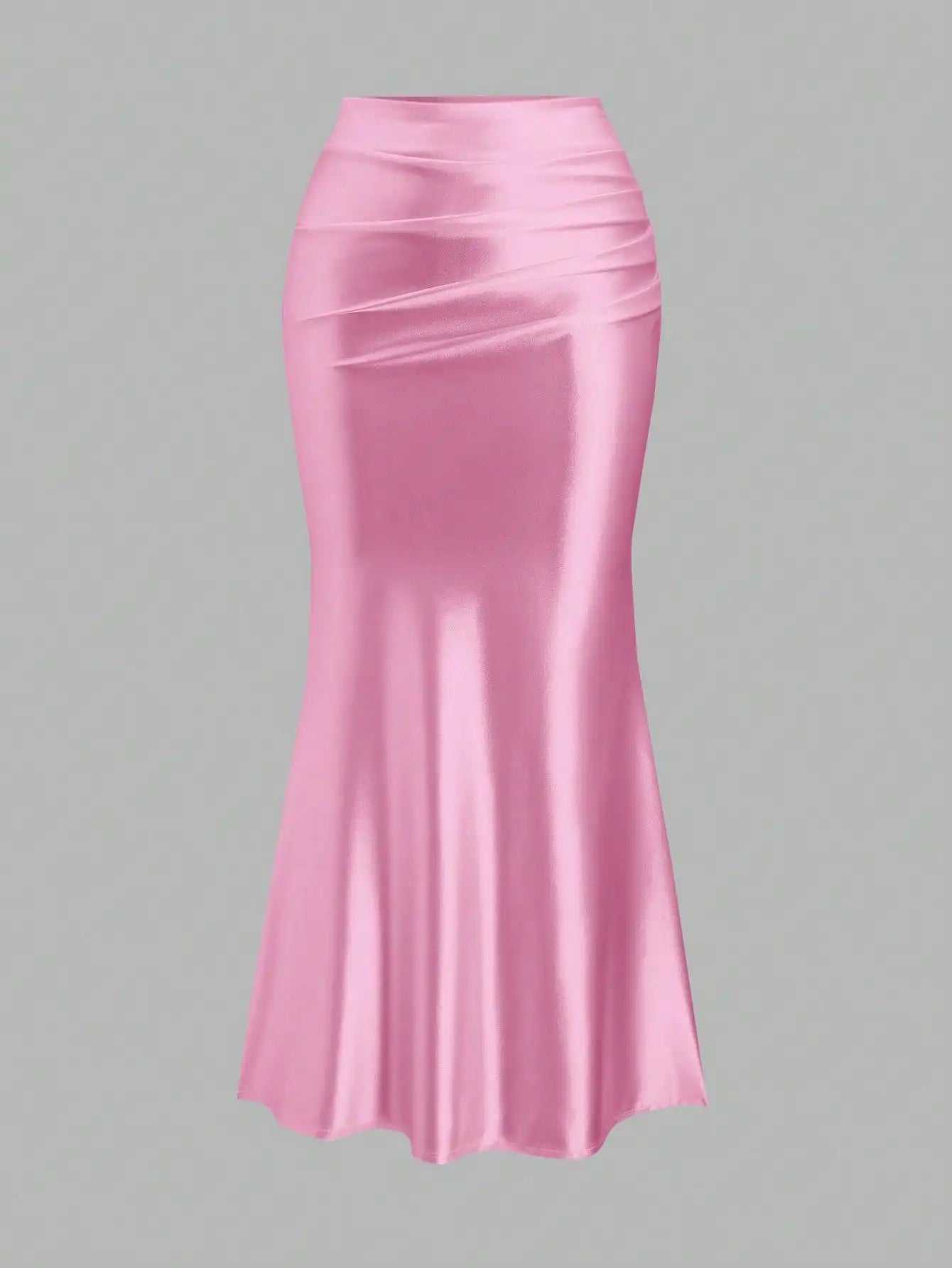 Pleated Fishtail Midi
