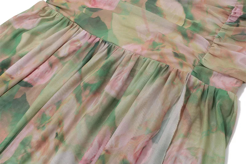 Floral Strap Maxi