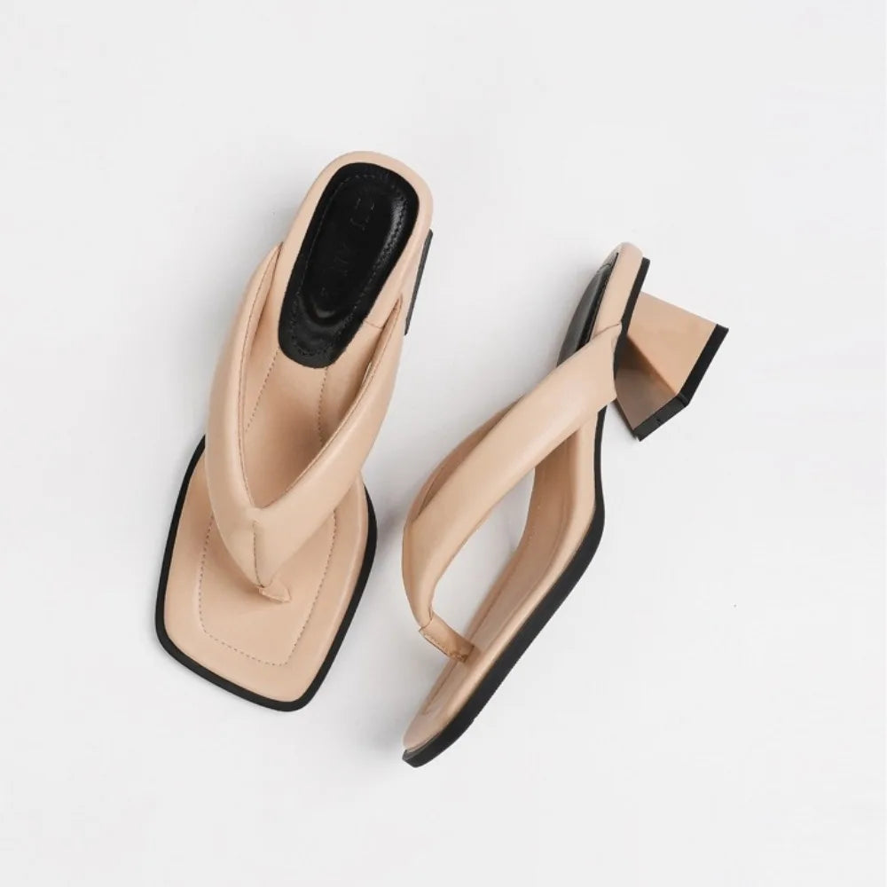Square Flat Sandals