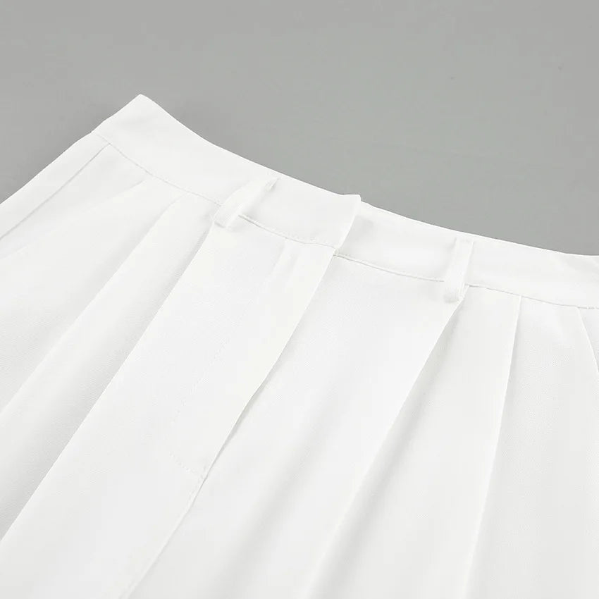 White Tailored Trousers