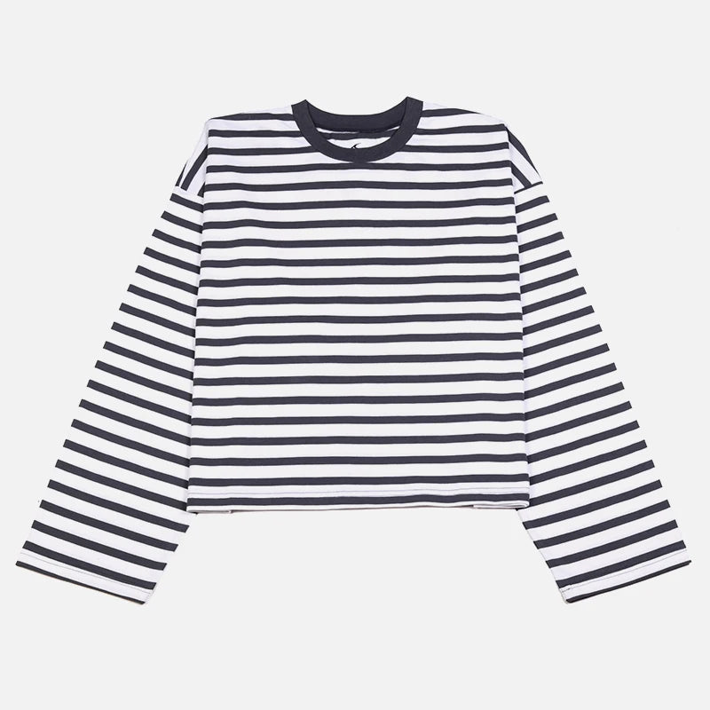 Striped Knit Pullover