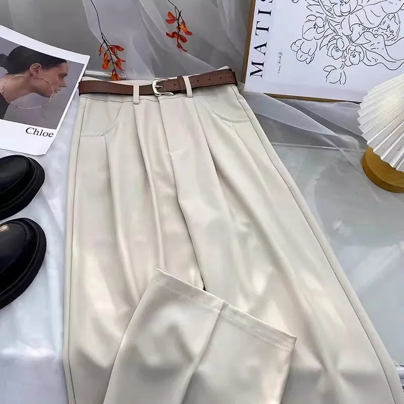 Pleated Wide Trousers