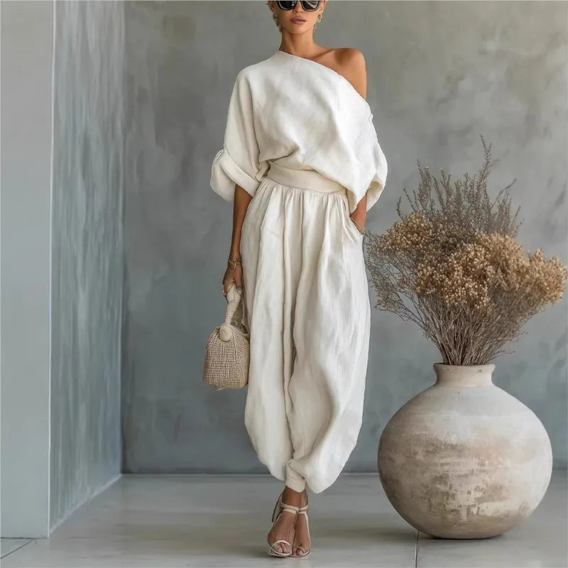 Linen Bloomer Set
