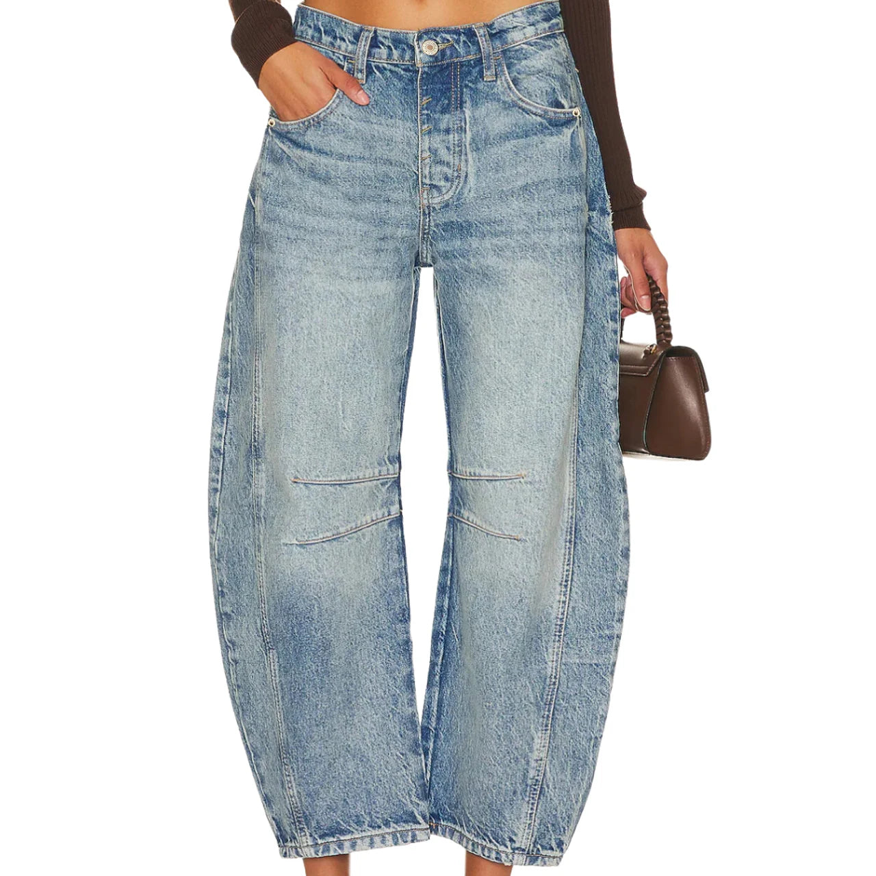 Curved Relaxed Jeans