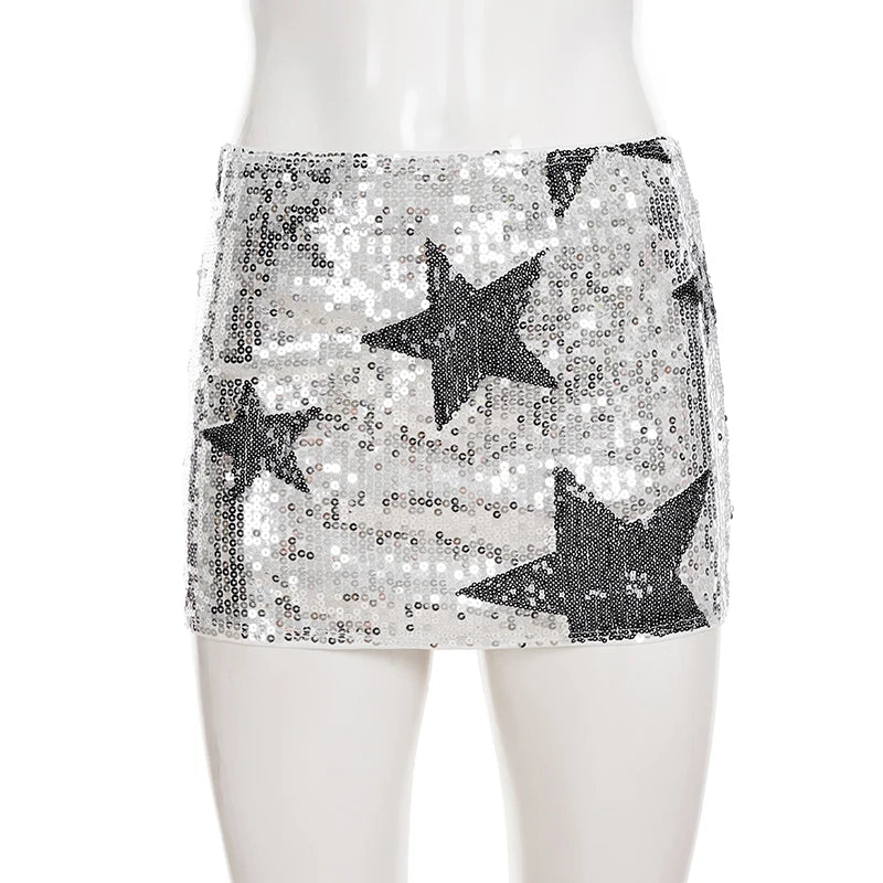 Silver Sequin Mini