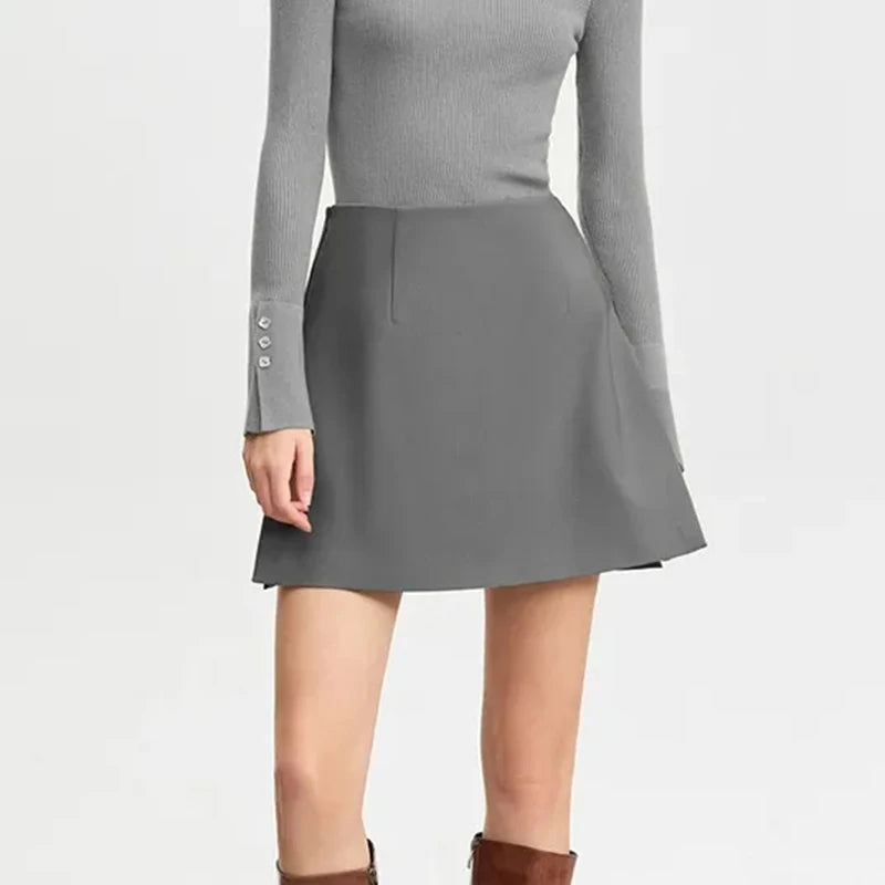 Straight Midi Skirt