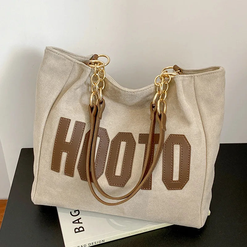 Canvas Letter Tote