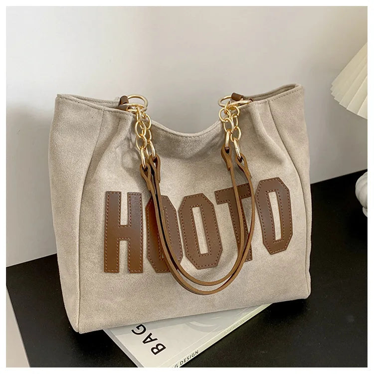 Canvas Letter Tote