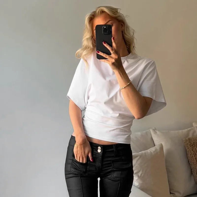 Cropped Corset Tee