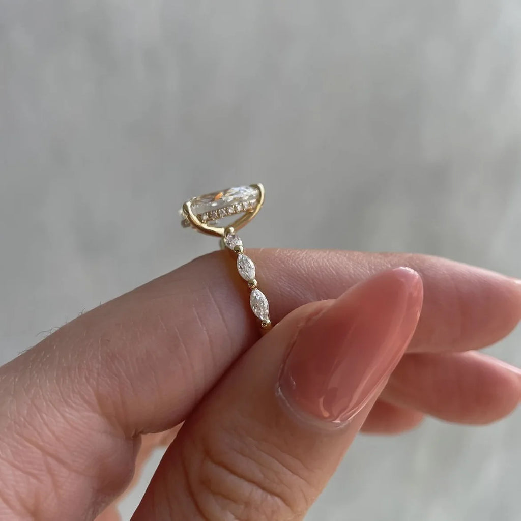 Gold Drop Ring