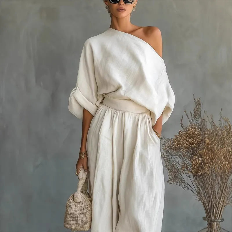 Linen Bloomer Set
